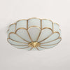 Modern Glass Oukaning Ceiling Light – Frosted Flower Design | Alsolight
