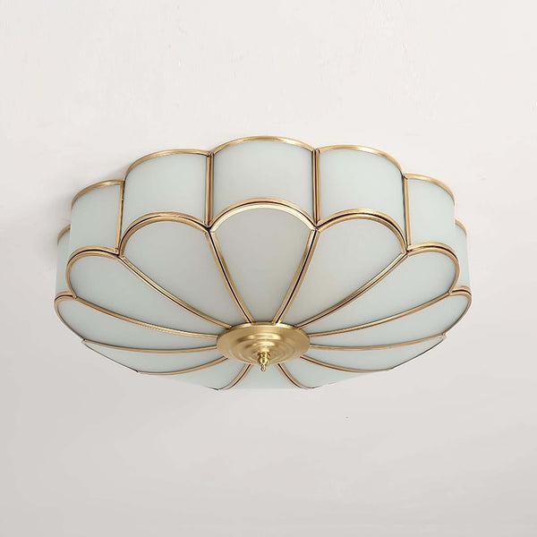 Modern Glass Oukaning Ceiling Light – Frosted Flower Design | Alsolight