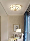 Modern Glass Oukaning Ceiling Light – Frosted Flower Design | Alsolight