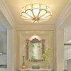 Modern Glass Oukaning Ceiling Light – Frosted Flower Design | Alsolight