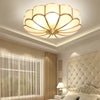 Modern Glass Oukaning Ceiling Light – Frosted Flower Design | Alsolight