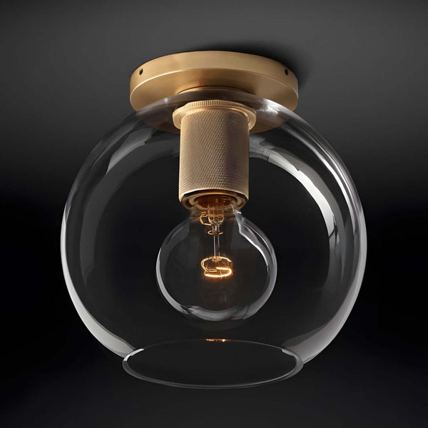 Montaje Flush Mount Light – Simplicity Meets Brass Elegance | Alsolight