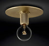 Montaje Flush Mount Light – Simplicity Meets Brass Elegance | Alsolight