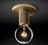 Montaje Flush Mount Light – Simplicity Meets Brass Elegance | Alsolight
