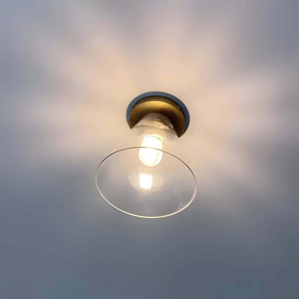 Montaje Flush Mount Light – Simplicity Meets Brass Elegance | Alsolight