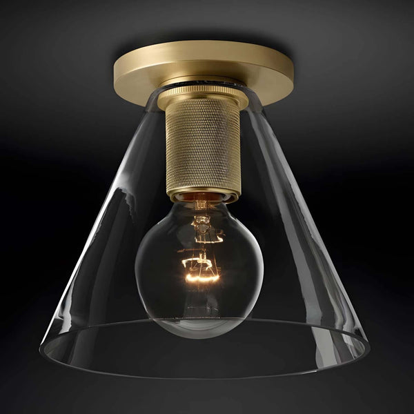 Montaje Flush Mount Light – Simplicity Meets Brass Elegance | Alsolight