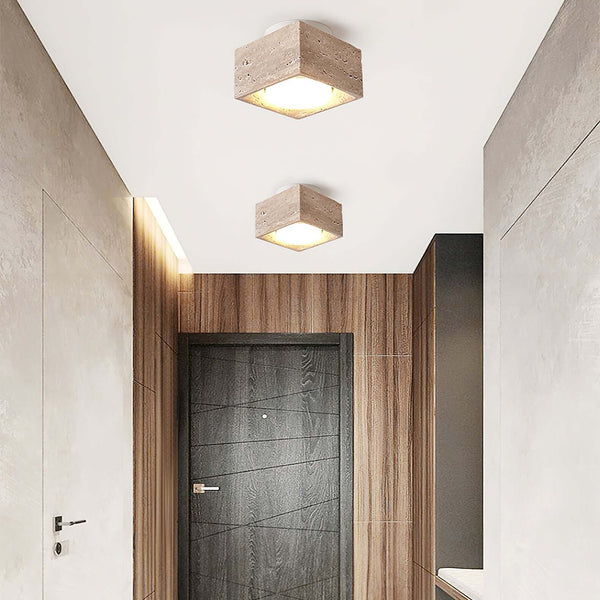 Mulyango Ceiling Lamp, Square Living Room Light, Simple Modern Design | Alsolight