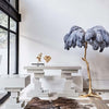 Panade Floor Lamp – Hand-Dyed Ostrich Feather Luxury Light | Alsolight