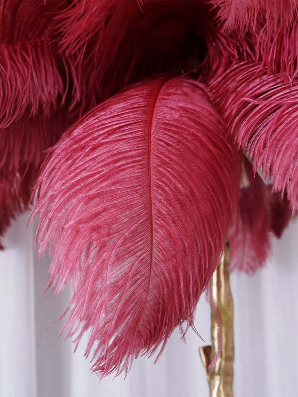 Panade Floor Lamp – Hand-Dyed Ostrich Feather Luxury Light | Alsolight