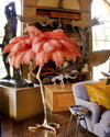 Panade Floor Lamp – Hand-Dyed Ostrich Feather Luxury Light | Alsolight