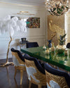 Panade Floor Lamp – Hand-Dyed Ostrich Feather Luxury Light | Alsolight
