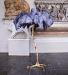 Panade Floor Lamp – Hand-Dyed Ostrich Feather Luxury Light | Alsolight