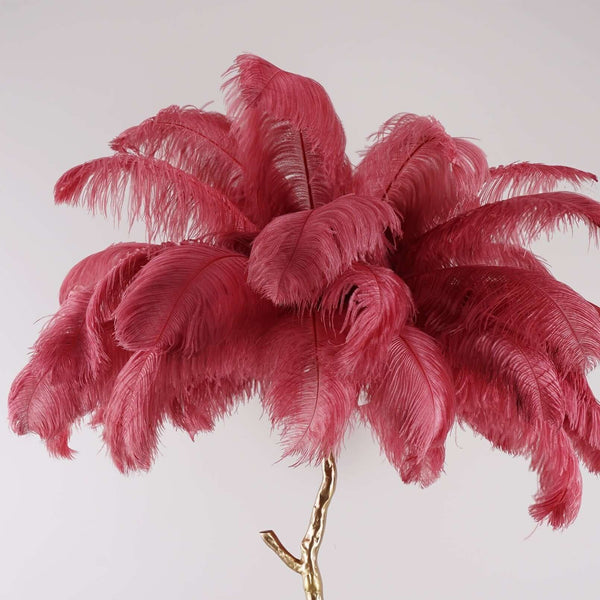 Panade Floor Lamp – Hand-Dyed Ostrich Feather Luxury Light | Alsolight