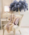 Panade Floor Lamp – Hand-Dyed Ostrich Feather Luxury Light | Alsolight