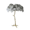 Panade Floor Lamp – Hand-Dyed Ostrich Feather Luxury Light | Alsolight