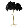 Panade Floor Lamp – Hand-Dyed Ostrich Feather Luxury Light | Alsolight