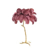 Panade Floor Lamp – Hand-Dyed Ostrich Feather Luxury Light | Alsolight
