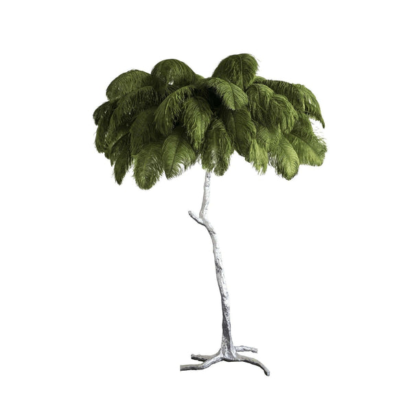 Panade Floor Lamp – Hand-Dyed Ostrich Feather Luxury Light | Alsolight