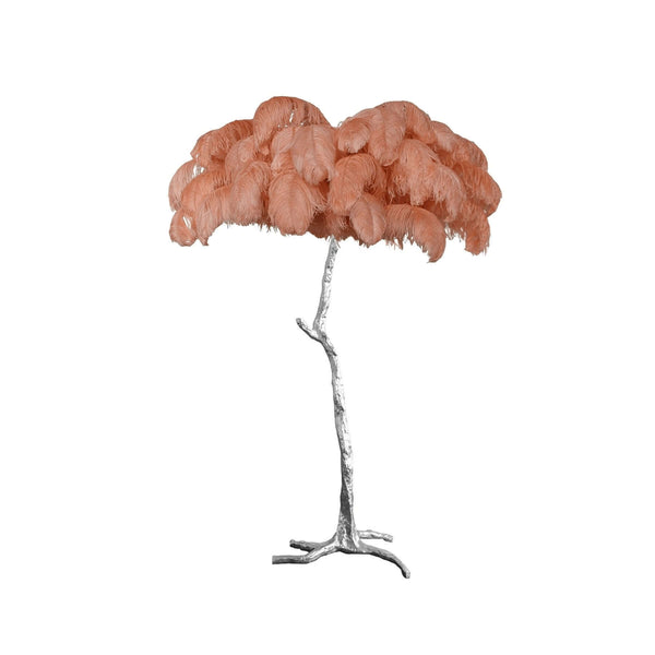 Panade Floor Lamp – Hand-Dyed Ostrich Feather Luxury Light | Alsolight