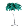 Panade Floor Lamp – Hand-Dyed Ostrich Feather Luxury Light | Alsolight