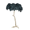 Panade Floor Lamp – Hand-Dyed Ostrich Feather Luxury Light | Alsolight