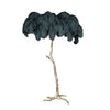 Panade Floor Lamp – Hand-Dyed Ostrich Feather Luxury Light | Alsolight