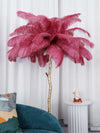 Panade Floor Lamp – Hand-Dyed Ostrich Feather Luxury Light | Alsolight