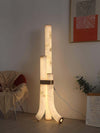 Panade Floor Lamp – Modern Alabaster Design with Warm Glow | Alsolight