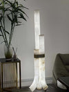 Panade Floor Lamp – Modern Alabaster Design with Warm Glow | Alsolight