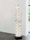 Patrate Floor Lamp – Handcrafted Stacked Alabaster Beauty | Alsolight