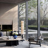 Patrate Floor Lamp – Handcrafted Stacked Alabaster Beauty | Alsolight