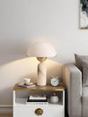Peono Table Lamp – Alabaster Mid Century Art Deco Mushroom Light | Alsolight