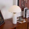 Peono Table Lamp – Alabaster Mid Century Art Deco Mushroom Light | Alsolight