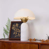 Peono Table Lamp – Alabaster Mid Century Art Deco Mushroom Light | Alsolight