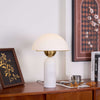 Peono Table Lamp – Alabaster Mid Century Art Deco Mushroom Light | Alsolight