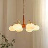 Persimmon Chandelier – Elegant Glass & Wood Design for Warm Ambiance | Alsolight