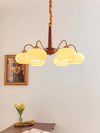 Persimmon Chandelier – Elegant Glass & Wood Design for Warm Ambiance | Alsolight