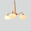 Persimmon Chandelier – Elegant Glass & Wood Design for Warm Ambiance | Alsolight