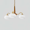 Persimmon Chandelier – Elegant Glass & Wood Design for Warm Ambiance | Alsolight