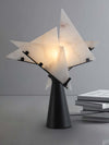 Pierre Chareau Table Lamp – Alabaster Elegant Modern Living Room Decor | Alsolight