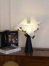 Pierre Chareau Table Lamp – Alabaster Elegant Modern Living Room Decor | Alsolight