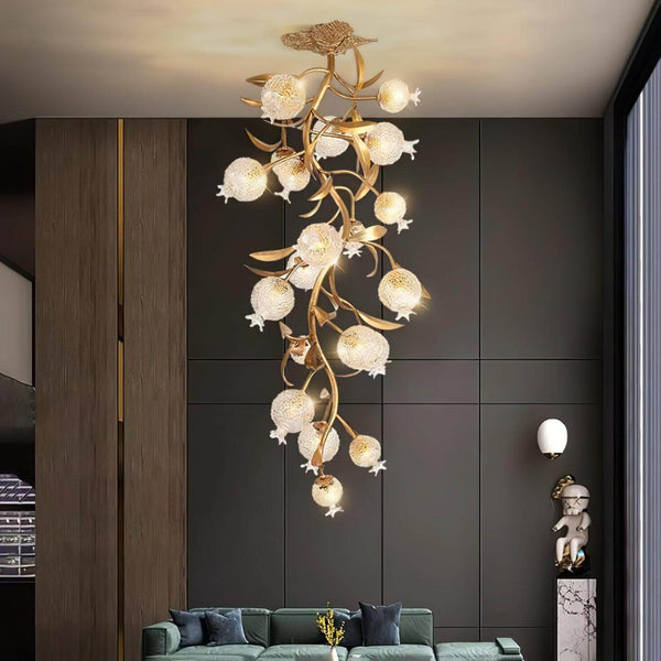 Pomegranate Ceiling Lamp – Modern Style, Linear Beauty,Artistic Design | Alsolight