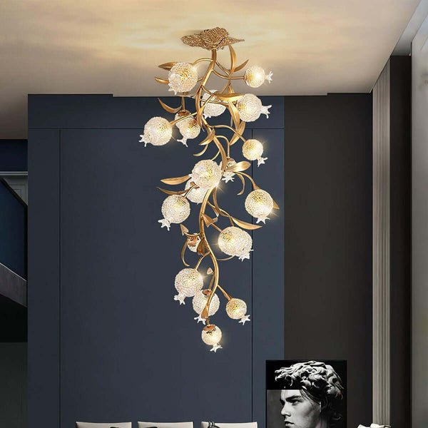 Pomegranate Ceiling Lamp – Modern Style, Linear Beauty,Artistic Design | Alsolight