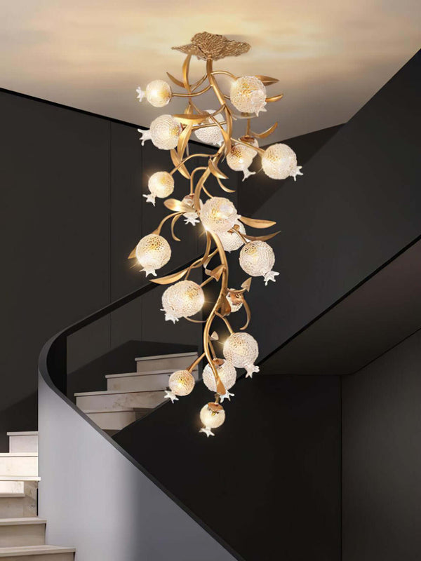 Pomegranate Ceiling Lamp – Modern Style, Linear Beauty,Artistic Design | Alsolight