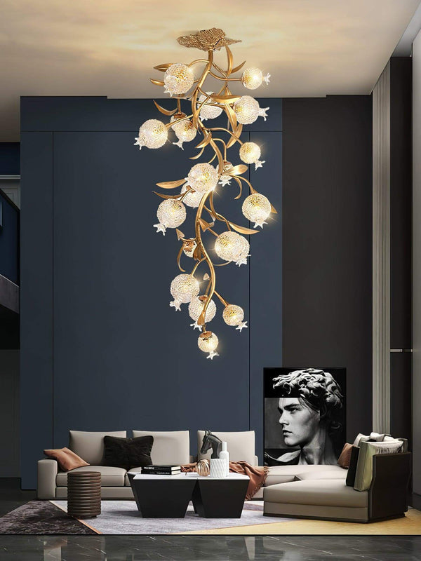 Pomegranate Ceiling Lamp – Modern Style, Linear Beauty,Artistic Design | Alsolight