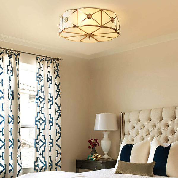 Preston Ceiling Lamp – American Simplicity Light Luxury Flower Lamp | Alsolight
