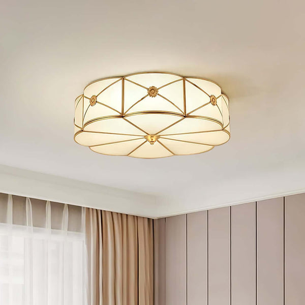 Preston Ceiling Lamp – American Simplicity Light Luxury Flower Lamp | Alsolight