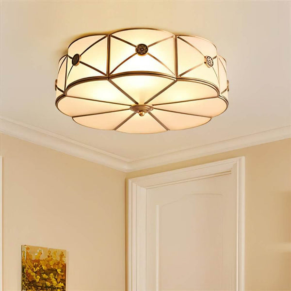 Preston Ceiling Lamp – American Simplicity Light Luxury Flower Lamp | Alsolight