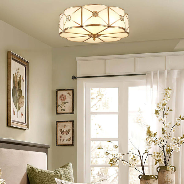 Preston Ceiling Lamp – American Simplicity Light Luxury Flower Lamp | Alsolight