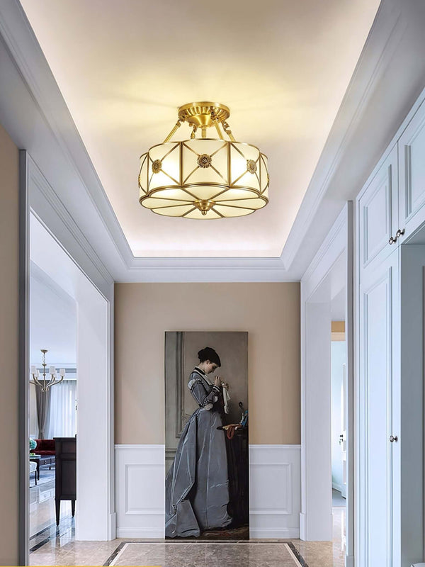 Preston Ceiling Lamp – American Simplicity Light Luxury Flower Lamp | Alsolight